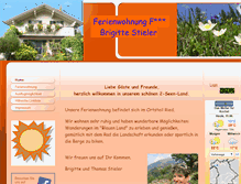 Tablet Screenshot of ferienwohnung-stieler.de
